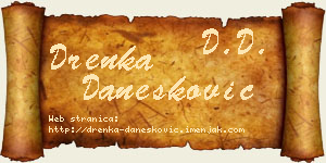 Drenka Danesković vizit kartica